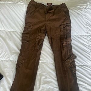 WOMENS BROWN MEDIUM CARGOS